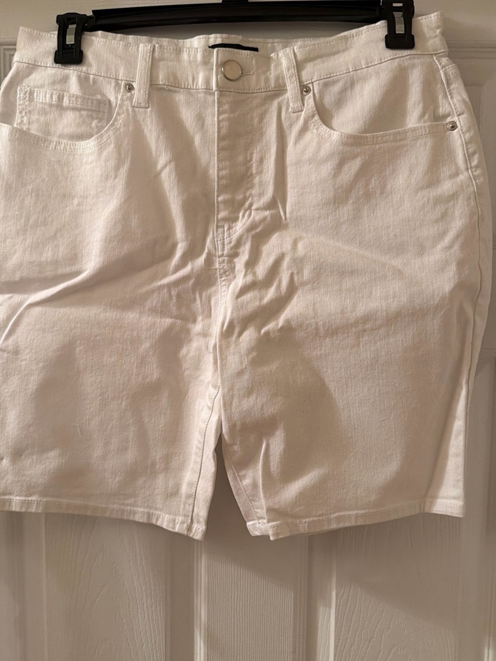 Fashion Nova Men's White Denim Jean Shorts